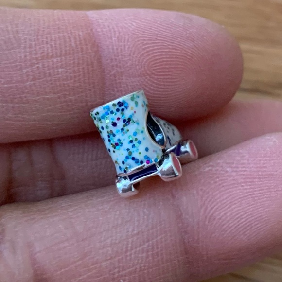 NWOT Colorful Roller Skate Charm Sterling Silver 925 - Picture 7 of 9
